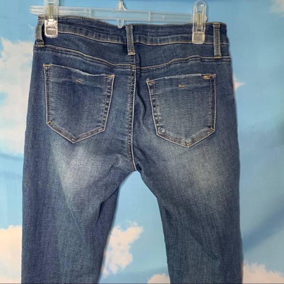 A2nd- Distressed Cropped Cuffed Jeans size 1 - Picture 6 of 10